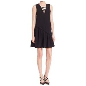 Opening Ceremony Black Stone Lattice A-Line Dress size 6